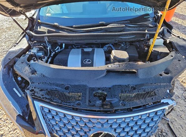 2T2HZMDA1NC357733 2022 LEXUS RX Black Widok komory silnika