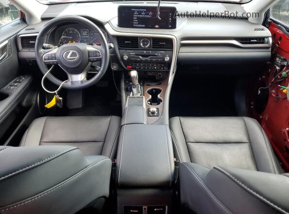 2T2HZMDA2NC316804 2022 LEXUS RX Красный Вид панели приборов