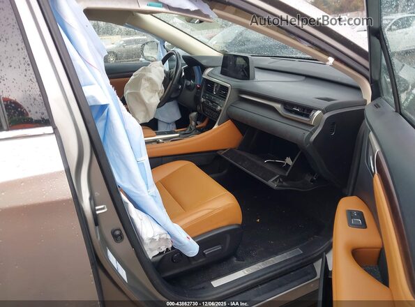 2T2HZMDA2NC368370 2022 LEXUS RX 350 Gray Widok wnętrza z przodu