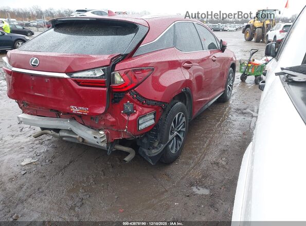 2T2HZMDA4LC255050 2020 LEXUS RX 350 Красный Задняя правая четверть