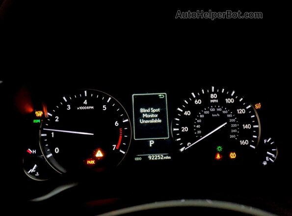 2T2HZMDA4LC255081 2020 LEXUS RX Gray Widok zestawu wskaźników