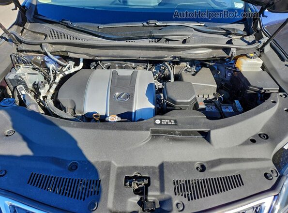 2T2HZMDA4NC340330 2022 LEXUS RX Blue Widok komory silnika