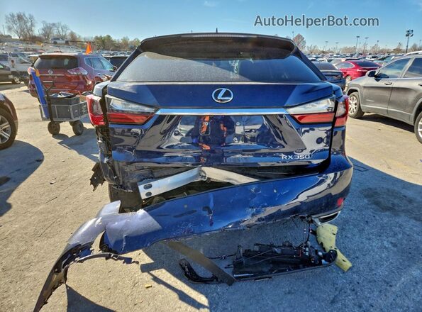 2T2HZMDA4NC340330 2022 LEXUS RX Blue Widok z tyłu