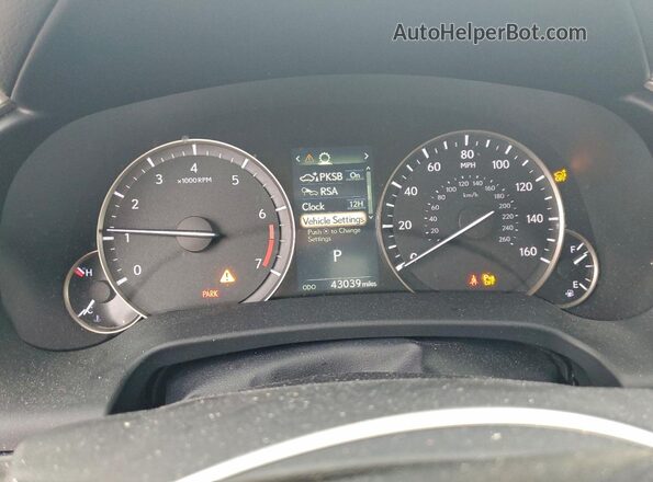 2T2HZMDA8NC343294 2022 LEXUS RX Серебряный Вид щитка приборов