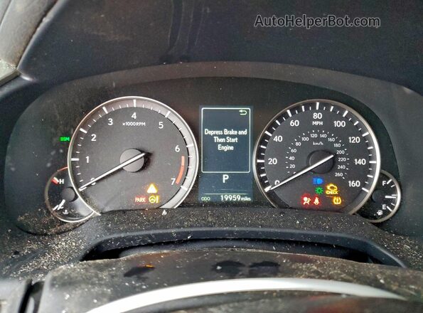 2T2HZMDA8NC366817 2022 LEXUS RX Синий Вид щитка приборов