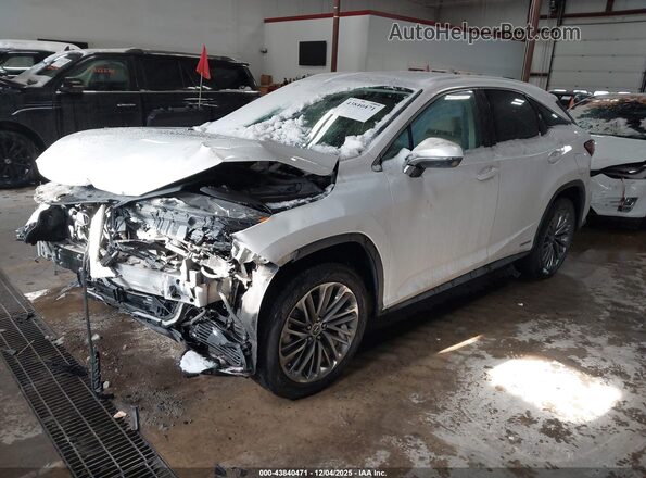 2T2JGMDA6NC079404 2022 LEXUS RX 450H Белый Передняя левая четверть