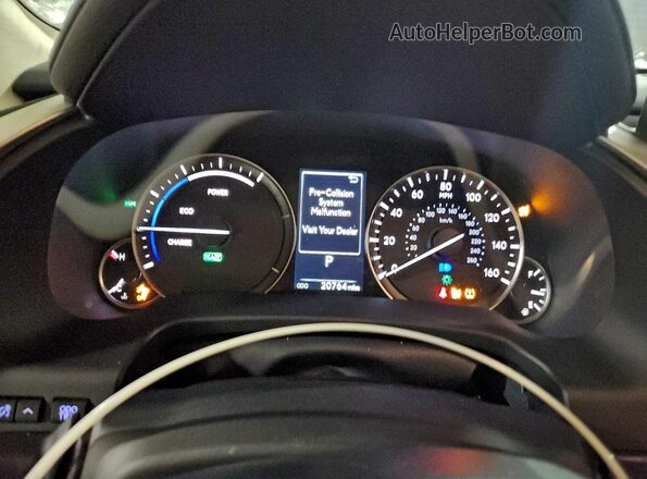 2T2JGMDA7NC091934 2022 LEXUS RX White Vista del cuadro de instrumentos