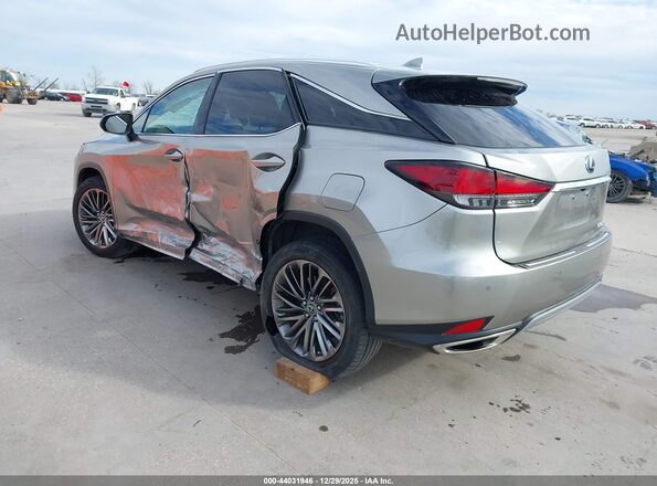 2T2JZMAA3MC217591 2021 LEXUS RX 350 Серебряный Задняя левая четверть