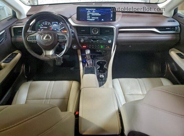 2T2JZMDA2LC233596 2020 LEXUS RX Beige Առջևի վահանակի տեսք
