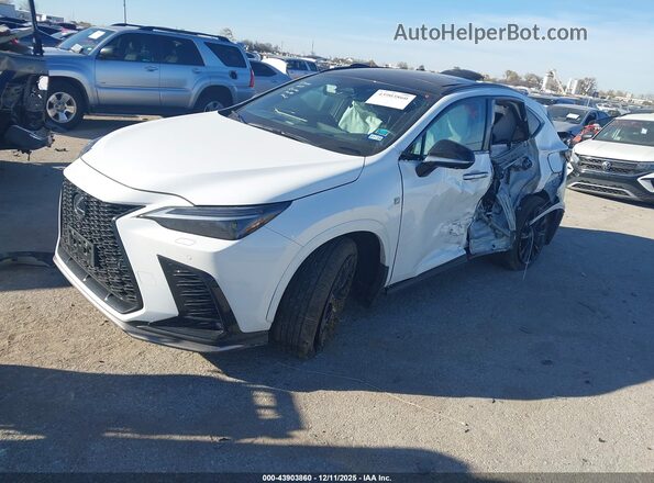 2T2KGCEZ6RC043981 2024 LEXUS NX 350 White Vista tres cuartos delantera izquierda