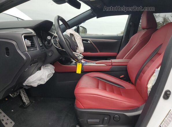 2T2SZMDA8NC335346 2022 LEXUS RX White Widok wnętrza z przodu
