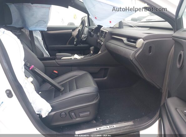 2T2SZMDAXLC245922 2020 LEXUS RX 350 White Widok wnętrza z przodu