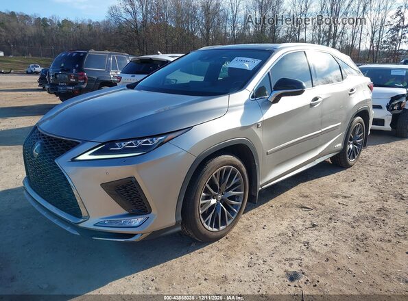 2T2YGMDA9MC066093 2021 LEXUS RX 450H Silver Vista tres cuartos delantera izquierda