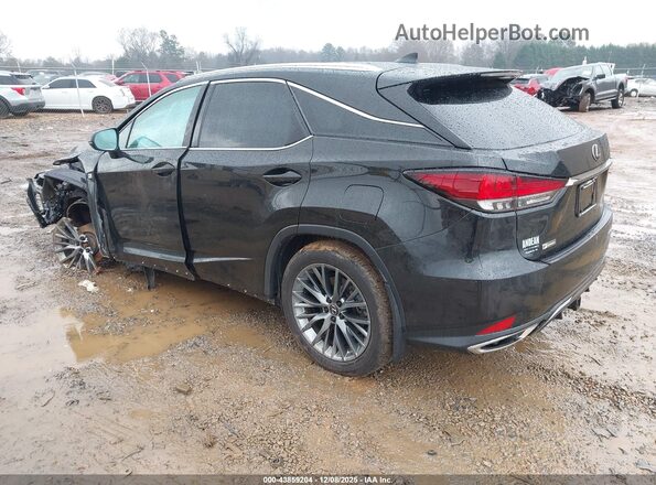 2T2YZMDA0NC355102 2022 LEXUS RX 350 Black Trasero izquierdo