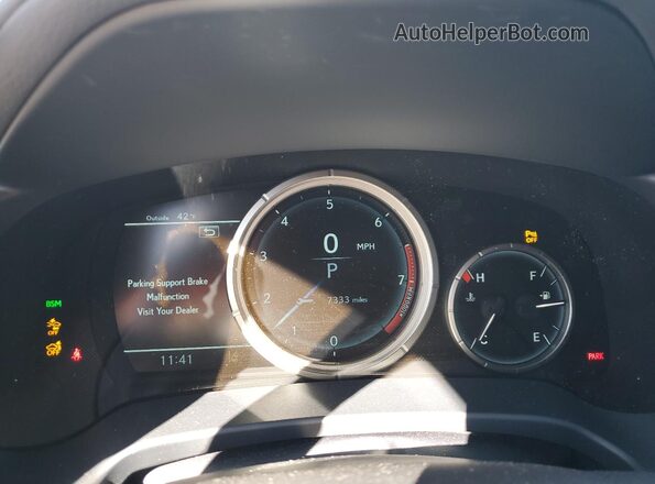 2T2YZMDA5MC283523 2021 LEXUS RX Silver Widok zestawu wskaźników