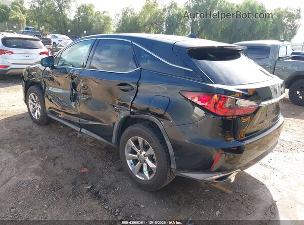 2T2ZZMCA4GC017064 2016 LEXUS RX 350 Black უკანა მარცხენა