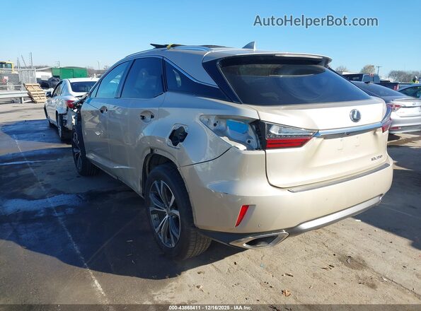 2T2ZZMCA4GC029022 2016 LEXUS RX 350 Tan Trasero izquierdo
