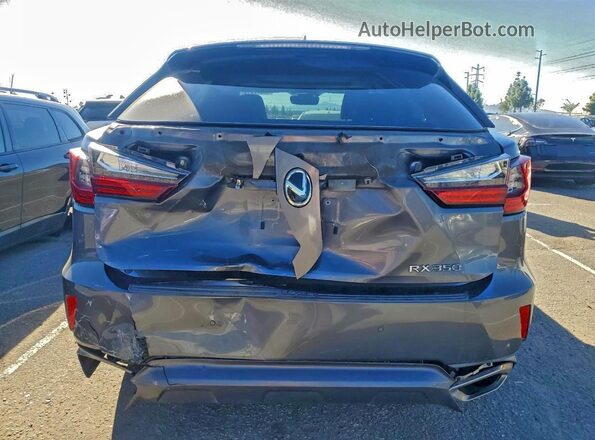 2T2ZZMCA4GC031448 2016 LEXUS RX Gray Widok z tyłu