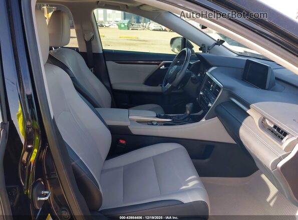 2T2ZZMCA9JC112596 2018 LEXUS RX 350 Black Widok wnętrza z przodu