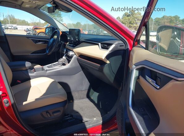 2T3D6RFV0RW082411 2024 TOYOTA LIMITED Red Widok wnętrza z przodu