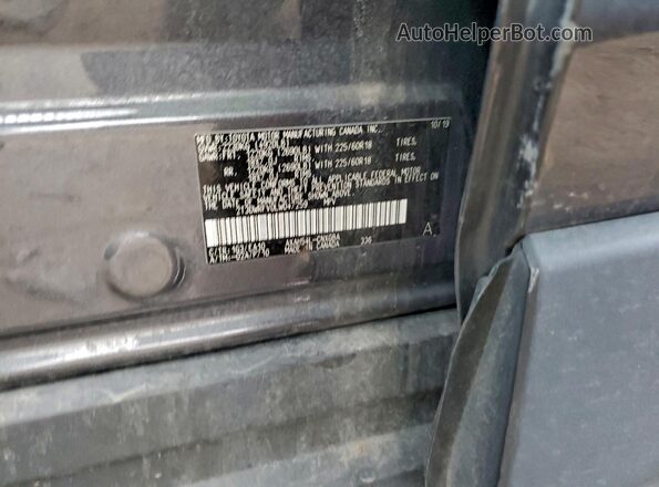 2T3DWRFV0LW047259 2020 TOYOTA LIMITED Gray Engine compartment view