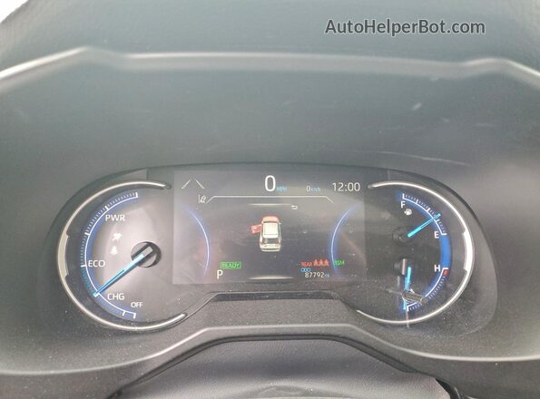 2T3DWRFV0LW047259 2020 TOYOTA LIMITED Gray Instrument cluster view