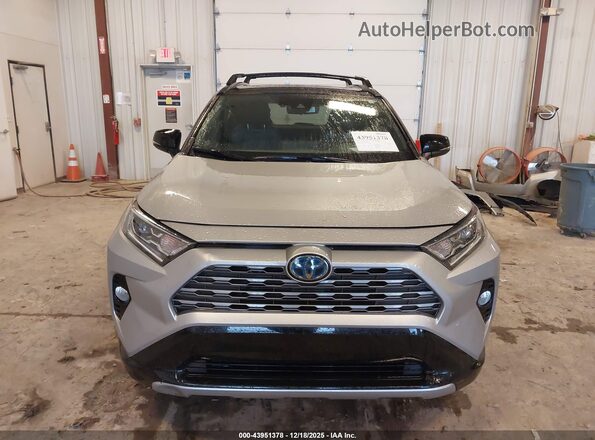 2T3E6RFV2LW001338 2020 TOYOTA RAV4 HYBRID Серебряный Вид щитка приборов