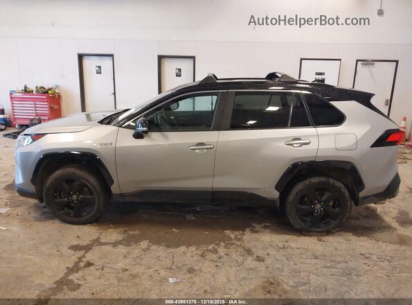 2T3E6RFV2LW001338 2020 TOYOTA RAV4 HYBRID Серебряный Панорамный вид салона 360°