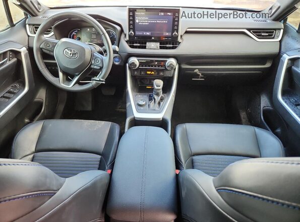 2T3E6RFV2NW032298 2022 TOYOTA RAV4 Blue Widok deski rozdzielczej