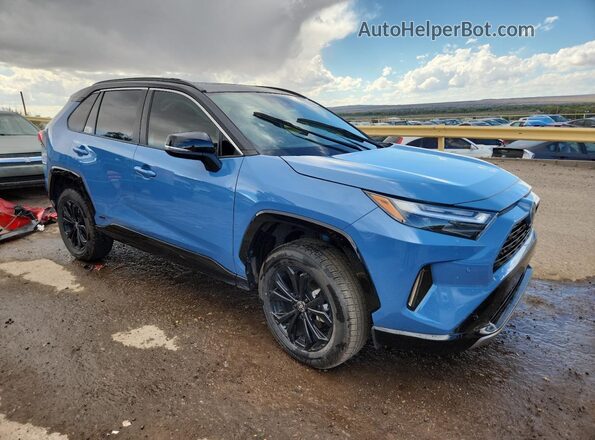 2T3E6RFV2NW032298 2022 TOYOTA RAV4 Blue Przód prawy