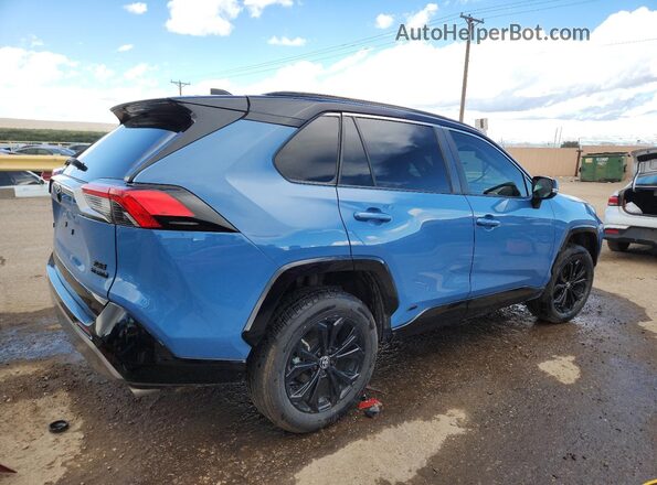 2T3E6RFV2NW032298 2022 TOYOTA RAV4 Blue Tył prawy