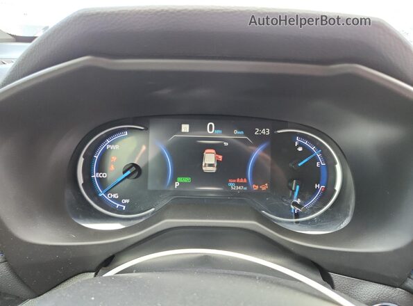 2T3E6RFV2NW032298 2022 TOYOTA RAV4 Blue Widok zestawu wskaźników