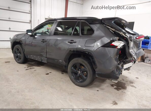 2T3E6RFV6MW022680 2021 TOYOTA RAV4 HYBRID Gray Trasero izquierdo