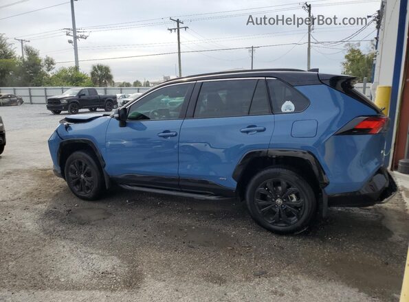 2T3E6RFV7NW035441 2022 TOYOTA RAV4 Blue Задня ліва чверть