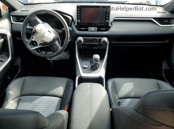 2T3E6RFV7NW035441 2022 TOYOTA RAV4 Blue Вид панелі приладів