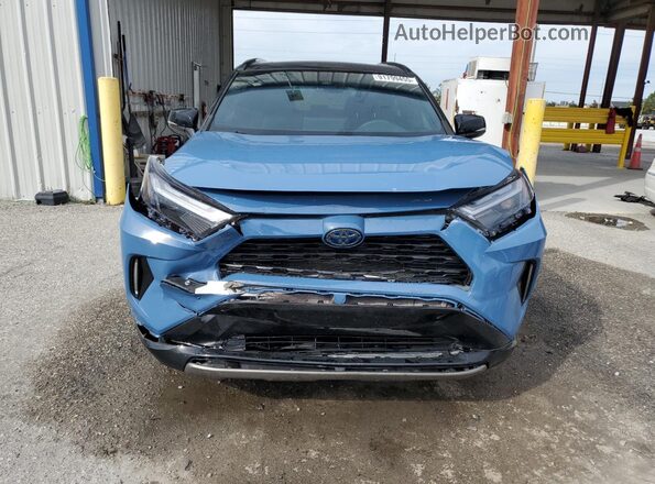 2T3E6RFV7NW035441 2022 TOYOTA RAV4 Blue Вид спереду
