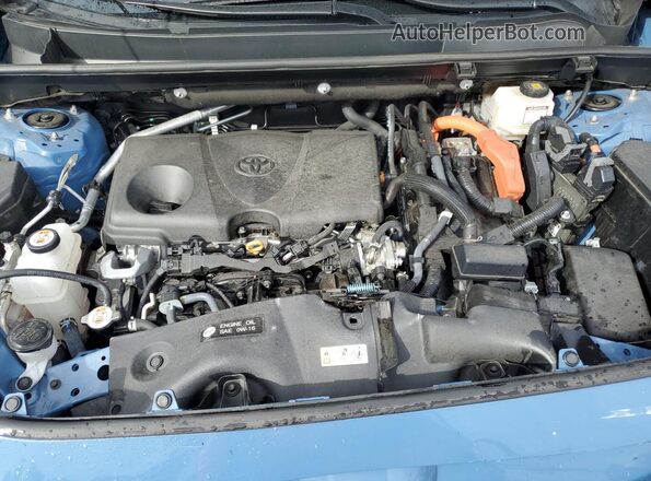 2T3E6RFV7NW035441 2022 TOYOTA RAV4 Blue Вид підкапотного простору