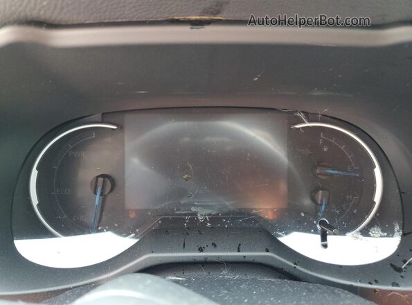 2T3E6RFV7NW035441 2022 TOYOTA RAV4 Blue Вид щитка приладів