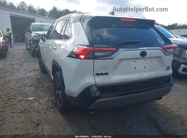 2T3EWRFV1LW081473 2020 TOYOTA RAV4 HYBRID White Հետևի ձախ