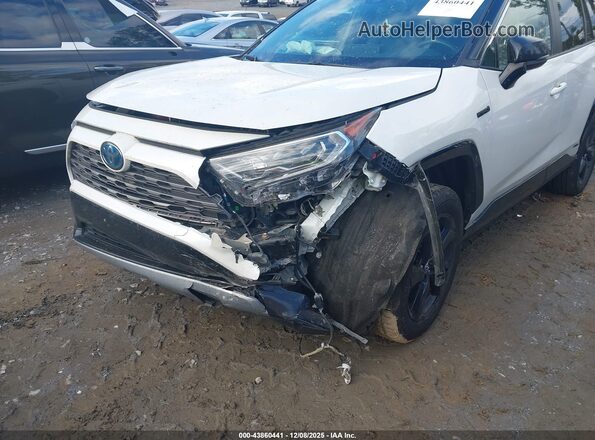 2T3EWRFV1LW081473 2020 TOYOTA RAV4 HYBRID White Դիմացի տեսք