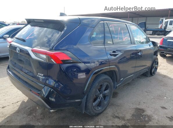 2T3EWRFV2LW098315 2020 TOYOTA RAV4 HYBRID Blue Tył prawy