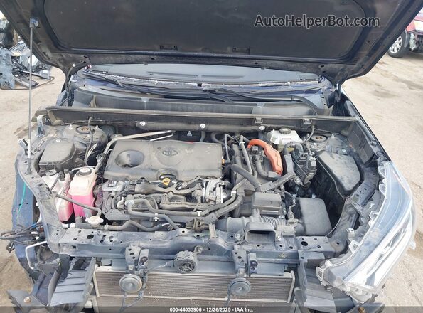 2T3EWRFV2LW098315 2020 TOYOTA RAV4 HYBRID Blue Widok z tyłu