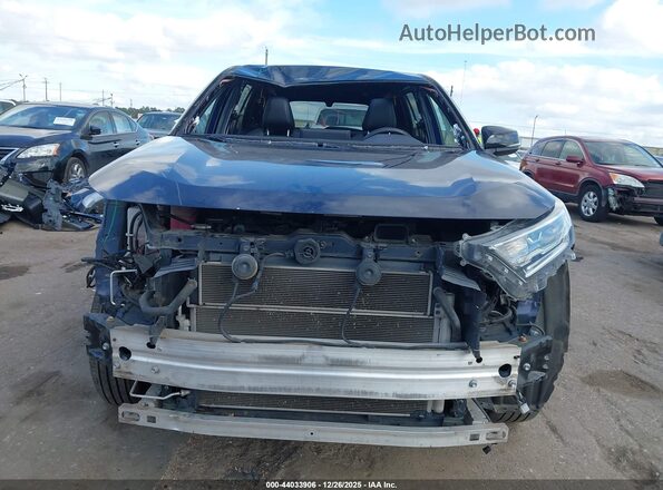 2T3EWRFV2LW098315 2020 TOYOTA RAV4 HYBRID Blue Widok zestawu wskaźników