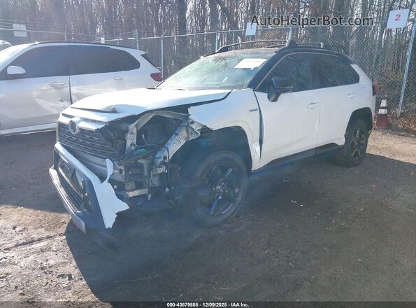 2T3EWRFV5KW041931 2019 TOYOTA RAV4 HYBRID White Передня ліва чверть