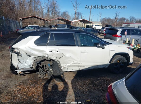 2T3EWRFV5KW041931 2019 TOYOTA RAV4 HYBRID White Вид задньої частини салону
