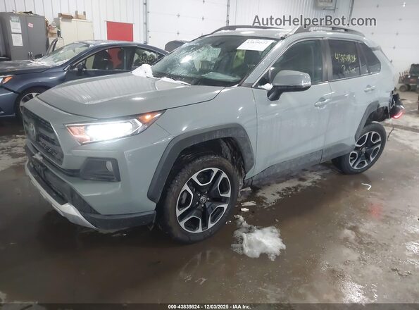 2T3J1RFV3MW172405 2021 TOYOTA RAV4 Gray Передня ліва чверть