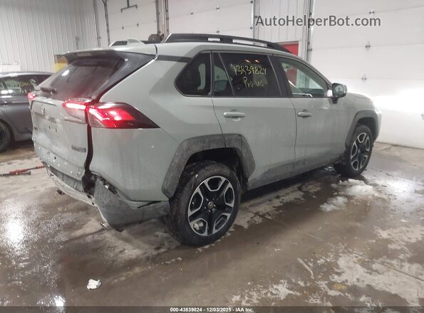 2T3J1RFV3MW172405 2021 TOYOTA RAV4 Gray Задня права чверть