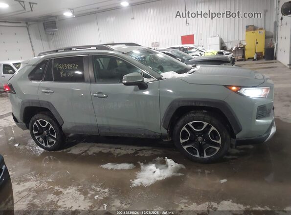 2T3J1RFV3MW172405 2021 TOYOTA RAV4 Gray Вид задньої частини салону
