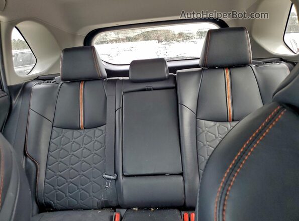 2T3J1RFVXNW272843 2022 TOYOTA RAV4 Black უკანა სავარძლების ხედი