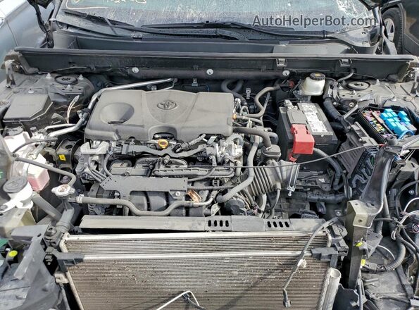 2T3J1RFVXNW272843 2022 TOYOTA RAV4 Black ძრავის განყოფილების ხედი